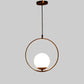 Oro gold metal Hanging Light - 626-1P-GD - Included Bulbs