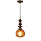 Dorada Antique Gold Metal Hanging Light - 629-1LP - Included Bulbs