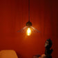 ELIANTE Copper Iron Base Copper Iron Shade Hanging Light - 633-1Lp-Copper - Bulb Included