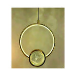 Eliante French LED Ring Pendant Light – Clear Acrylic, Metal