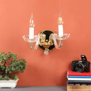 ELIANTE Metal Wall Light Gold for Living Room, Bedroom, Dining Room, Kitchen 6532-2W | by Jainsons Lights