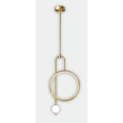 66365/1-Gold Led Hanging light