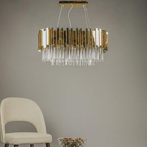 Modern Chandelier Golden Metal + Cristal Chandelier 6737