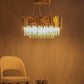 Modern Chandelier Golden Metal + Cristal Chandelier 6737