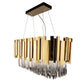 Modern Chandelier Golden Metal + Cristal Chandelier 6737