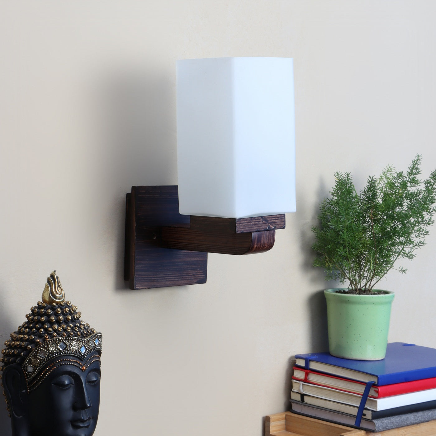 Wooden Wood Wall Light - 69-1W - Included Bulb