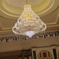 Premium Multi-Layer Crystal Bespoke Chandelier for Atrium Spaces