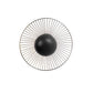 Black Metal Wall Light -7025 - Included Bulb