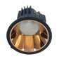 707-25w-Black+Rose Gold Colored Reflector Cob Downlight