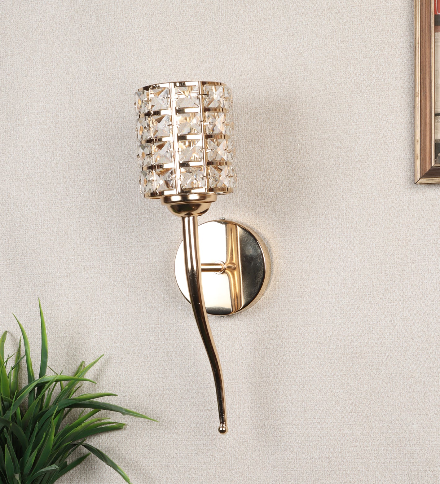 Eliante by Jainsons Lights | Gold Iron Wall Light | 7088-B