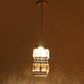 Gold Metal Hanging Light 7091-HL-CRYSTAL-WQ-HL