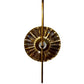 ELIANTE by Jainson Lights | Metal Gold Base Wall Light | Clear Cristal Shade | E14 Holder | Without Bulb | CC-A710