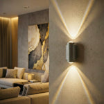 Eliante Up-Down Outdoor Wall Light – Grey (42473-1-3W-WW-GREY)