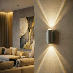 Eliante Up-Down Outdoor Wall Light – Grey (42473-1-3W-WW-GREY)