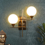 ELIANTE Antique Gold Iron Wall Light - 715-2W