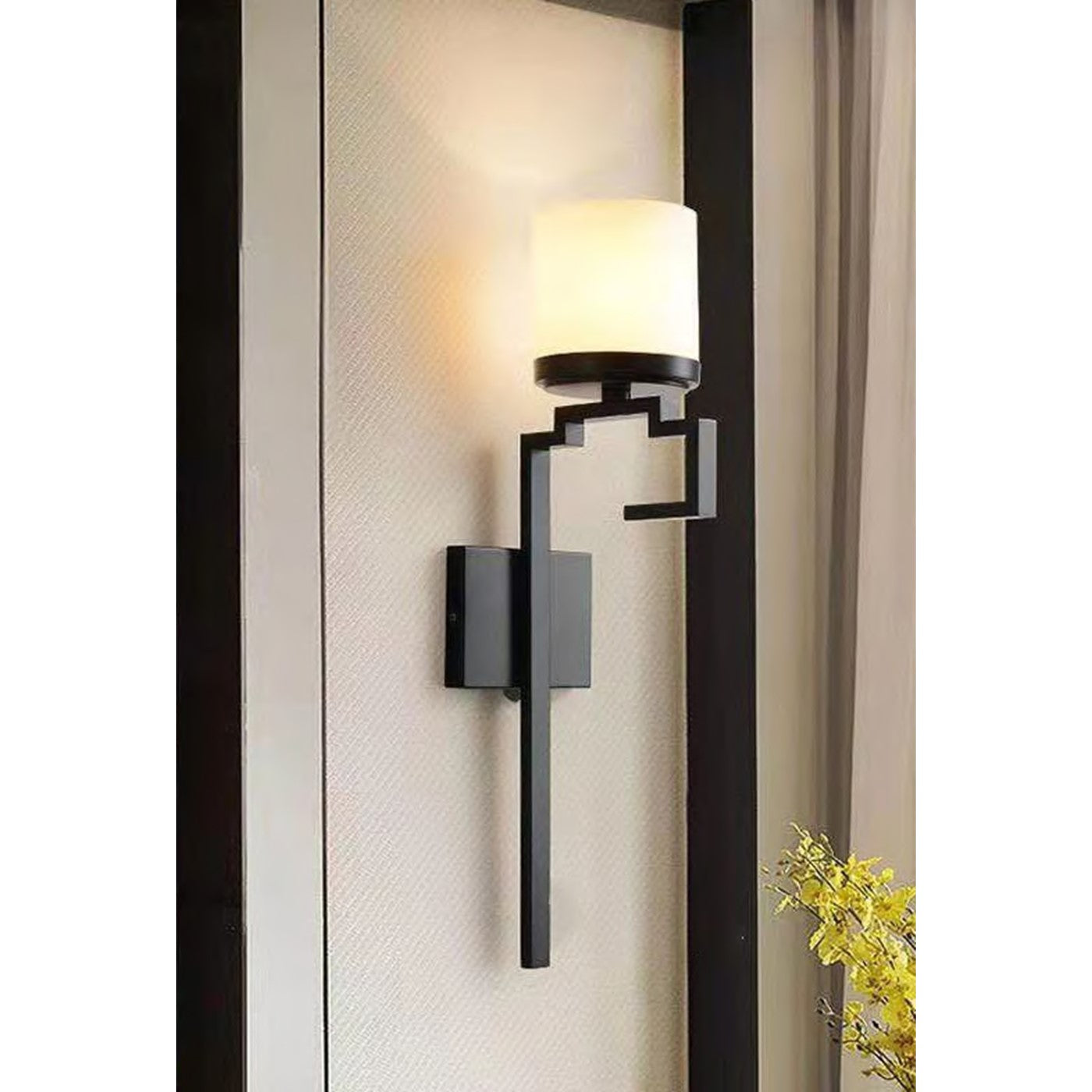 7152/1-Black Luxury Wall light