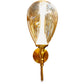 ELIANTE by Jainson Lights | Metal Gold Base Wall Light | Gold Glass Shade | G-9 Holder - Without Bulb | CC-7696/1
