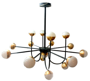 ELIANTE by Jainson Lights | Metal Gold Base Hanging Light | PVC Body | Inbuilt LED - 3 in 1 Color | CC-502-20+1 | Hanging Lights for Living Room