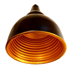 ELIANTE by Jainson Lights | Metal Black Base Hanging Light | Black Metal Shade | E27 Holder | Without Bulb | CC-HL-120 | Hanging Lights for Living Room
