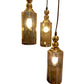ELIANTE by Jainson Lights | Metal Gold Base Hanging Light | Gold Glass Shade | E-27 Holder | Without Bulb | CC-2071-3