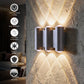 Eliante Up-Down Outdoor Wall Light – Grey, 3-Way (42473-3-7W-WW-GREY)