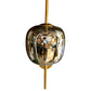 ELIANTE by Jainson Lights | Metal Gold Base Wall Light | Clear & Amber Glass Shade | Inbult Led - 3in1 - Warm/Neutral/White | CC-1536-1 | Wall Lights for Home Decoration