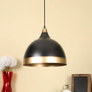 ELIANTE by Jainsons Lights | Modern Black Metal Hanging Pendant Light for Living Room Ceiling Scone Vintage Classic Designer(Bulb not Included) Bulb