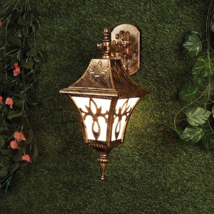 ELIANTE Aluminium Gate Light Antique Gold for Living Room, Bedroom, Dining Room, Kitchen | 444-1W-M-JSL