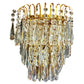 ELIANTE by Jainson Lights | Metal Gold Base Wall Light | Clear Crystal Shade | Inbult Led - 3in1 - Warm, Neutral & White | CC-E9320