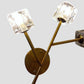 ELIANTE by Jainson Lights | Metal Gold Base Wall Light | Clear Glass Shade | G-4 Holder - Without Bulb | CC-9571-3