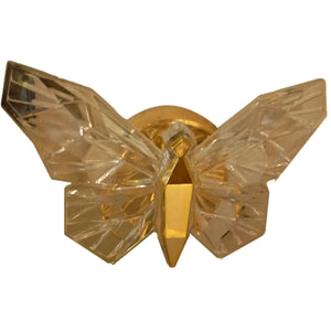 ELIANTE by Jainson Lights | Metal Gold Base Wall Light | Clear Acrylic Shade | Inbult Led - 3in1 - Warm/Neutral/White | CC-B616