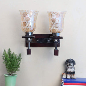 ELIANTE Wood Wall Light Black for Home for Living Room, Bedroom, Dining Room, Kitchen | by Jainsons Lights