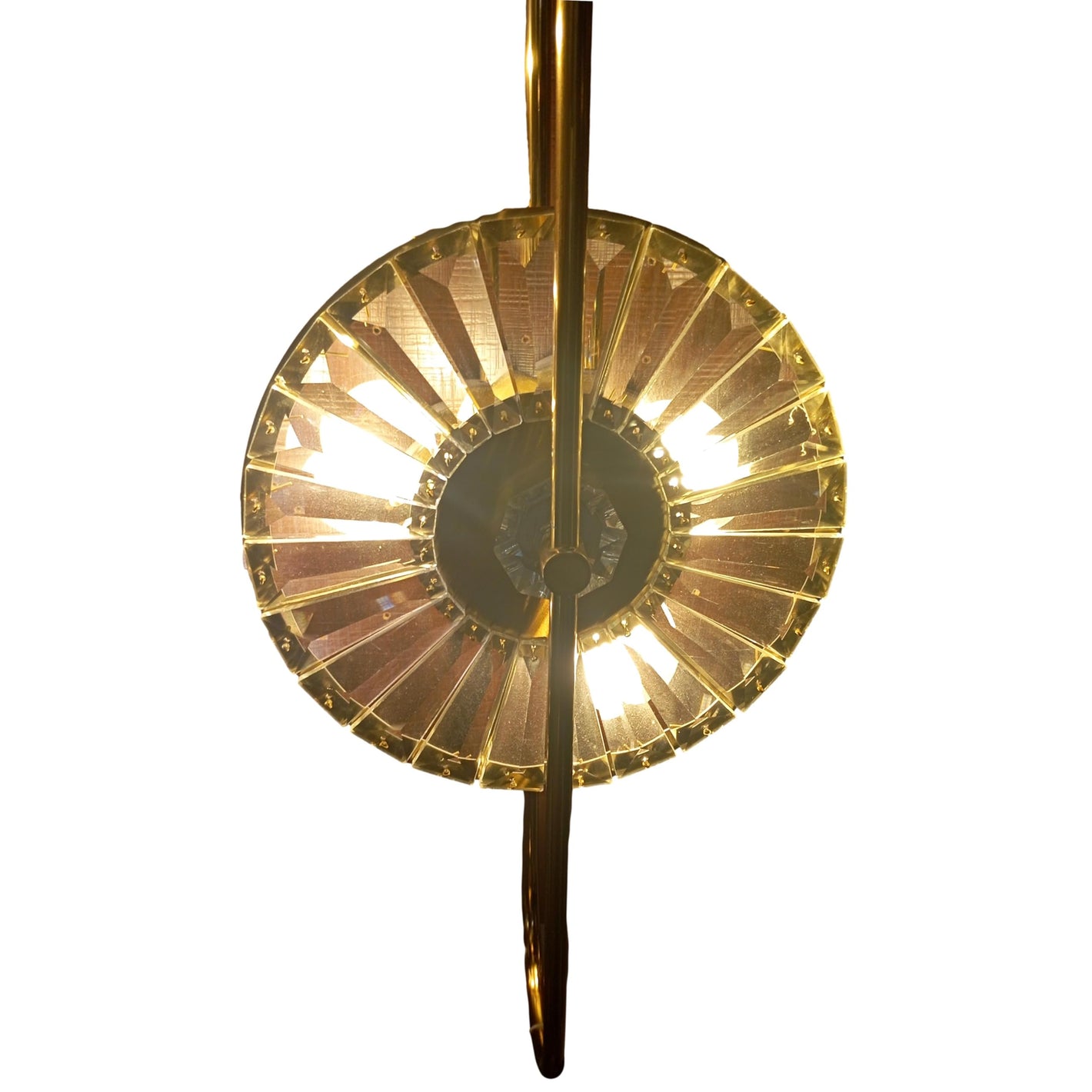 ELIANTE by Jainson Lights | Metal Gold Base Wall Light | Clear Cristal Shade | E14 Holder | Without Bulb | CC-A710