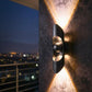 Eliante Up-Down Outdoor Wall Light – Black, 2-Way (42458-7W-WW-BLACK)