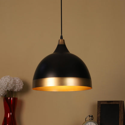 ELIANTE by Jainsons Lights | Modern Black Metal Hanging Pendant Light for Living Room Ceiling Scone Vintage Classic Designer(Bulb not Included) Bulb