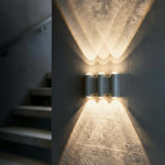 Eliante Up-Down Outdoor Wall Light – Grey, 3-Way (42473-3-7W-WW-GREY)