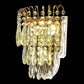 ELIANTE by Jainson Lights | Metal Gold Base Wall Light | Clear Crystal Shade | Inbult Led - 3in1 - Warm, Neutral & White | CC-E9320