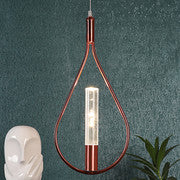 ELIANTE Rose Gold Iron Hanging Light - 722-1LP-7W