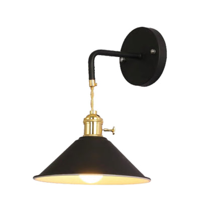 7235/1-Black Modern Wall Light