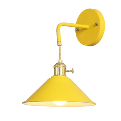 7235/1-Yellow Modern Wall Light