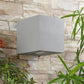 Silver Metal Outdoor Wall Light -7311-B-SL - Included Bulb