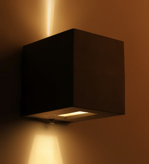 Silver Metal Outdoor Wall Light -7311-B-SL - Included Bulb