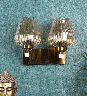 ELIANTE Antique Gold Iron Wall Light - 7770-2W