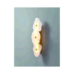 Eliante Triple Marble Wall Light – Frosted & White Glass, Metal