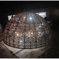 Luxury Perforated Metal Chandelier – Custom Dome Design for Double-Height Spaces