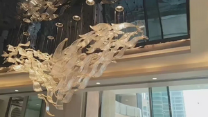 Serenique Chandelier – Modern Glass Elegance for Contemporary Interiors