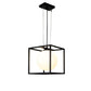 ELIANTE Moon Black Iron Hanging Lights - 8-DOOM-1LP-BLACK - without bulb