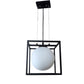 ELIANTE Moon Black Iron Hanging Lights - 8-DOOM-1LP-BLACK - without bulb