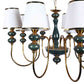 Lynera Antique Gold Iron Chandelier  | E27 holder | Included Bulb | Eliante by Jainsons Lights