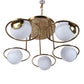 Solira Antique Gold Iron Chandelier  | E27 holder | Included Bulb | Eliante by Jainsons Lights